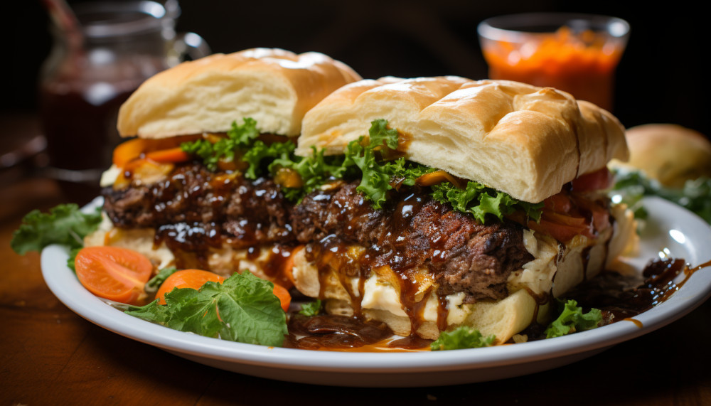 Hausgemachte Hamburger von Grund auf selbst gemacht